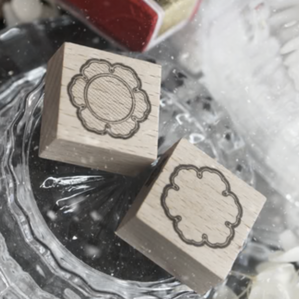 Black Milk Project Notes in the Night Collection - Twin Sets Rubber Stamps