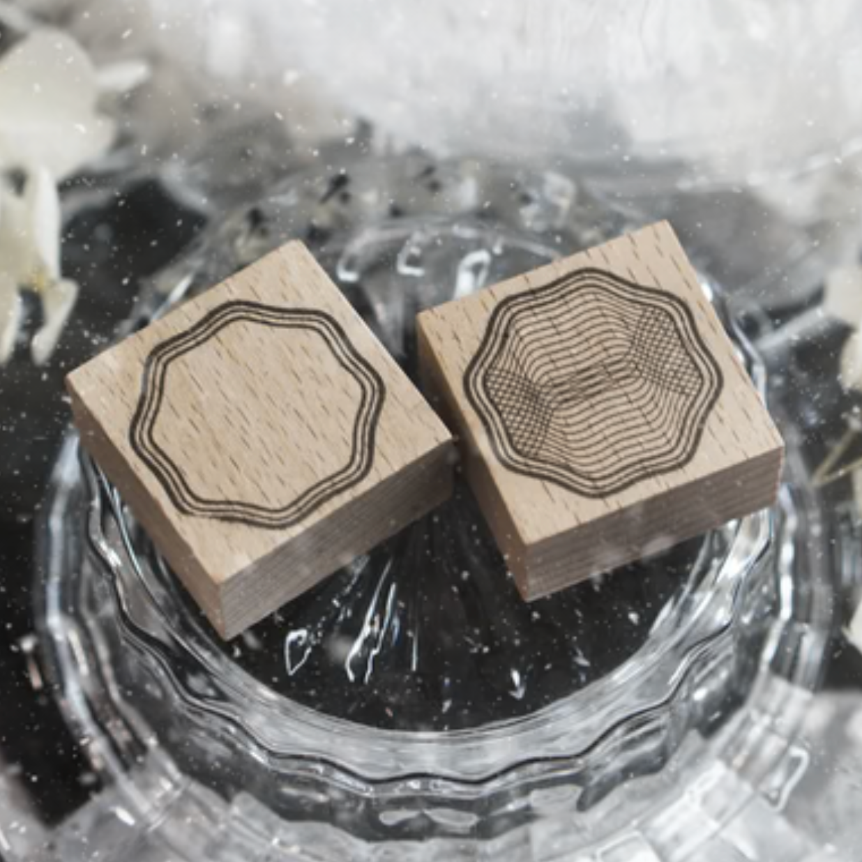 Black Milk Project Notes in the Night Collection - Twin Sets Rubber Stamps