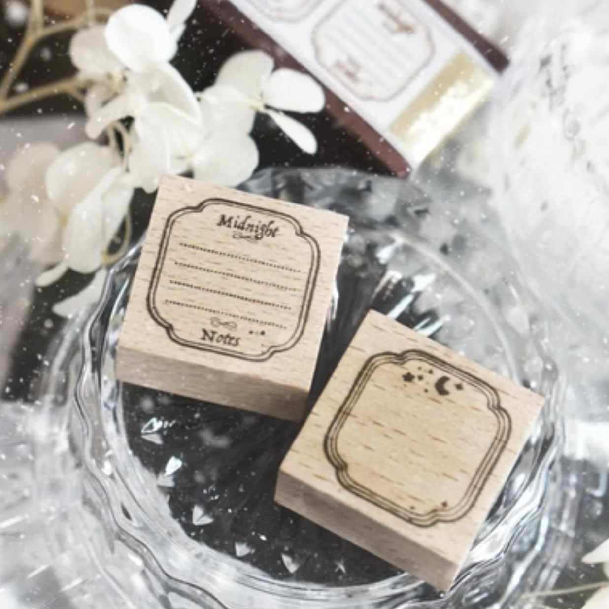 Black Milk Project Notes in the Night Collection - Twin Sets Rubber Stamps