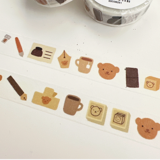 Bloom Paper Studio Washi Tape - Bear's Happy Place