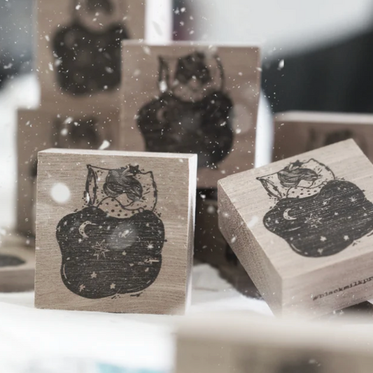 Black Milk Project Notes in the Night Rubber Stamp - Night Blanket