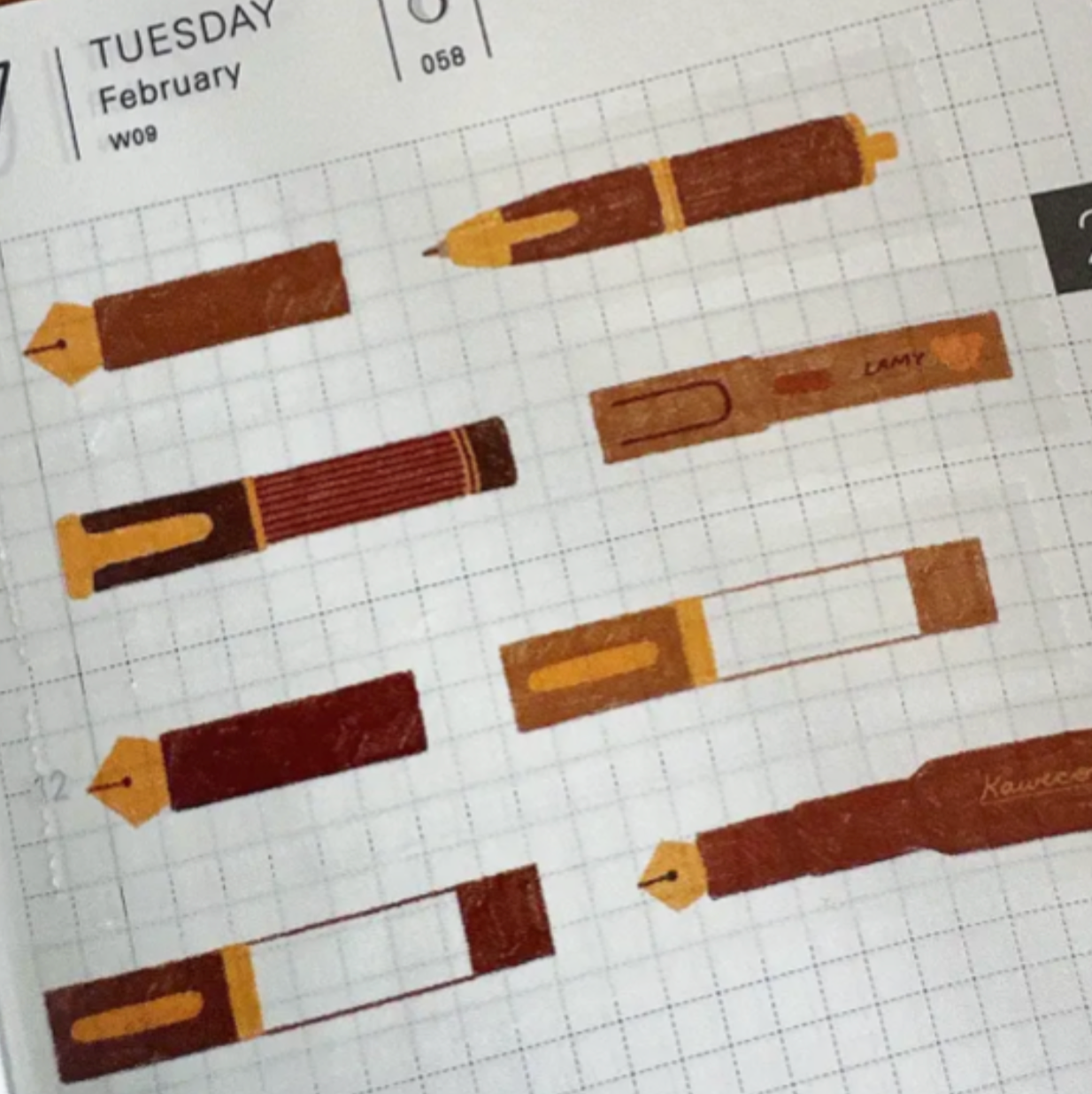 Bloom Paper Studio Washi Tape - Bear's Fountain Pens