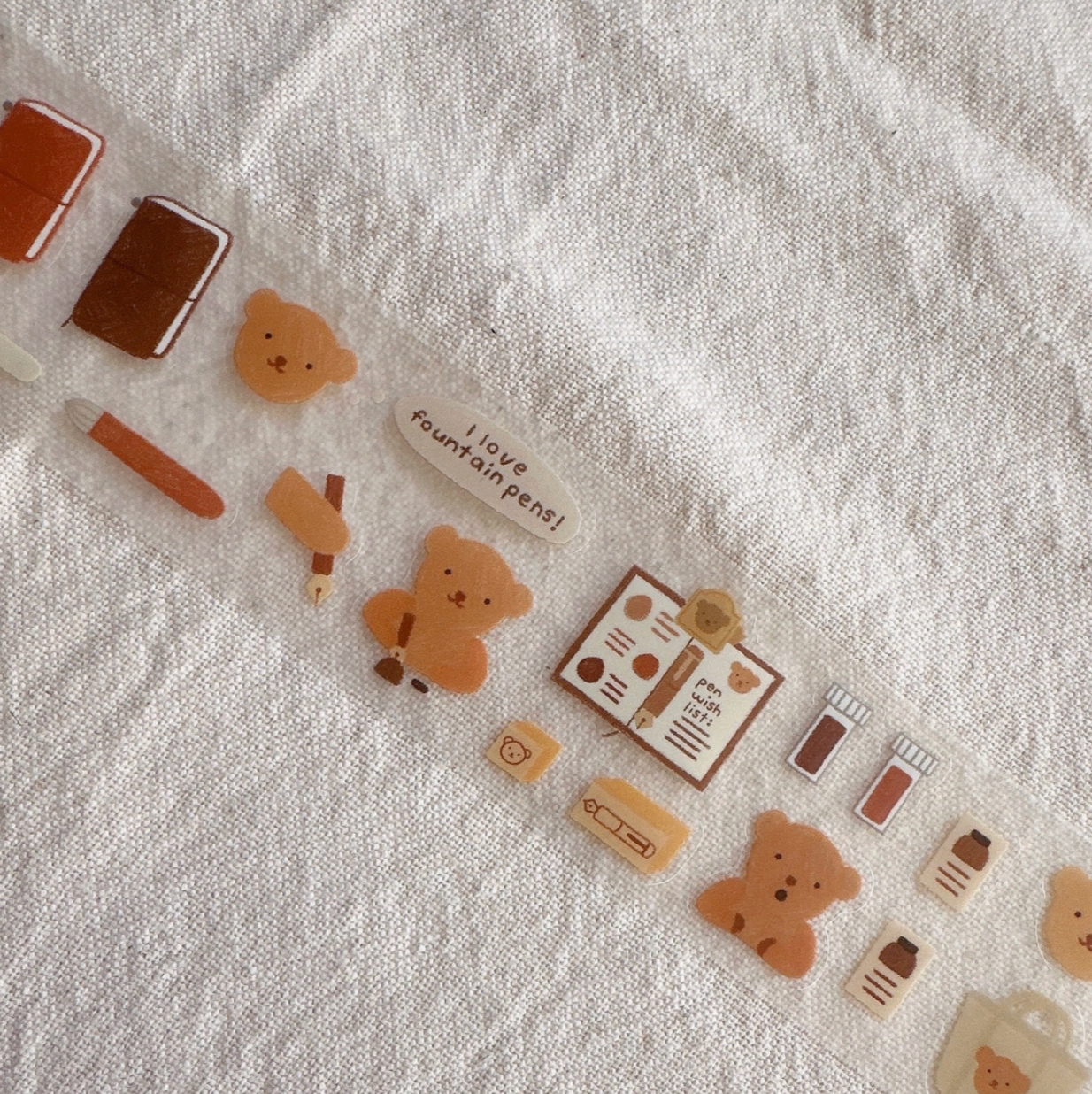 Bloom Paper Studio Kiss-Cut PET Tape - I Love Fountain Pens