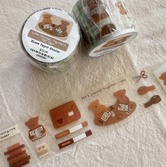 Bloom Paper Studio Kiss-Cut PET Tape - Let's Journal Together