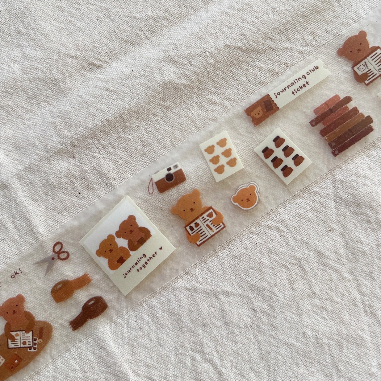 Bloom Paper Studio Kiss-Cut PET Tape - Let's Journal Together