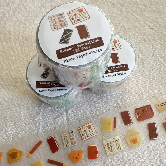 Bloom Paper Studio Kiss-Cut PET Tape - Planning Necessities