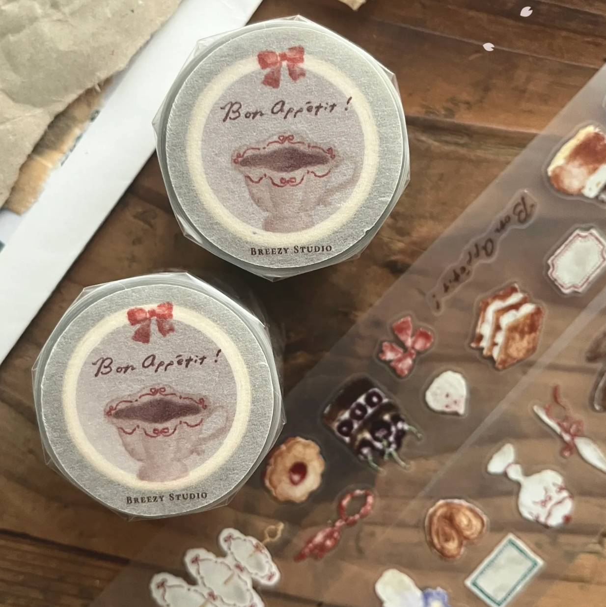 Breezy Studio Kiss-Cut PET Tape - Tea Salon
