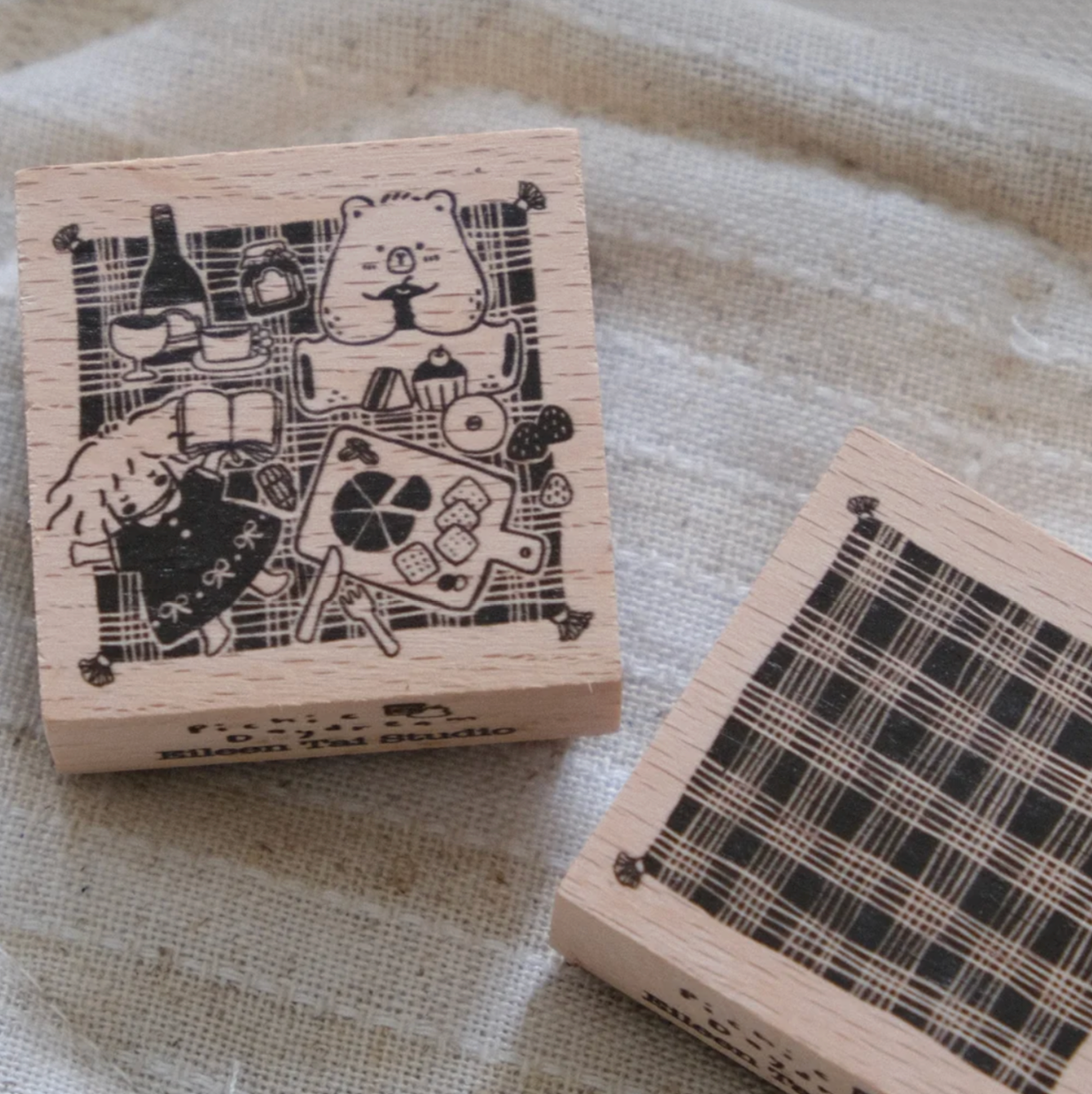Eileen Tai Rubber Stamps - Picnic Daydreams (large)