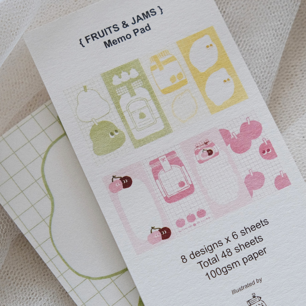 Eileen Tai Memo Pad - Fruit Jam