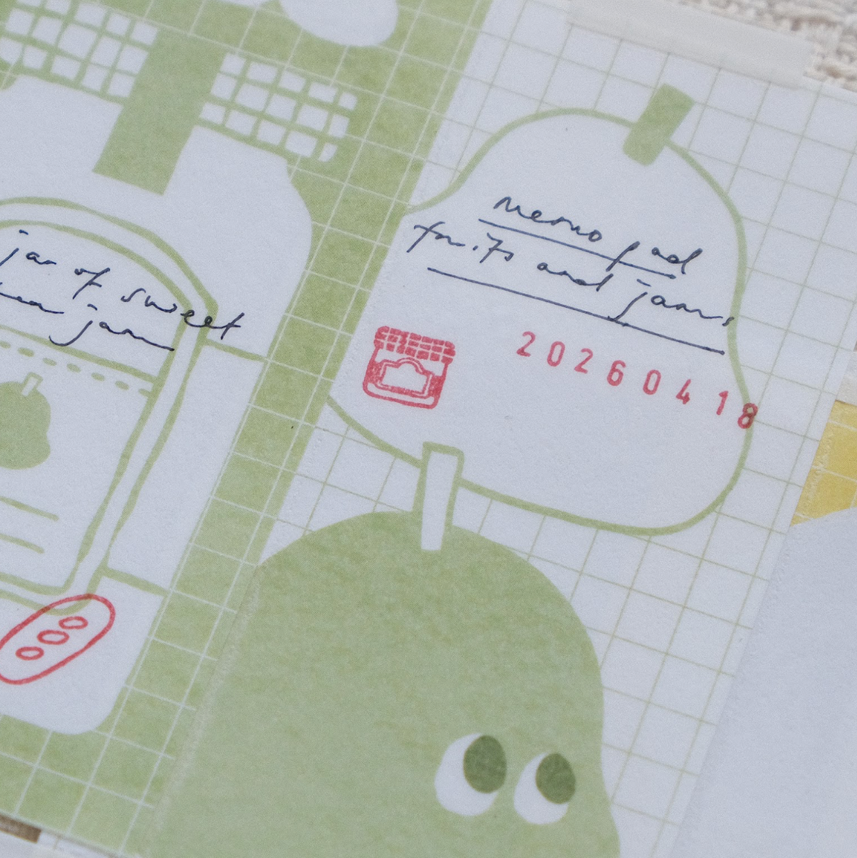 Eileen Tai Memo Pad - Fruit Jam