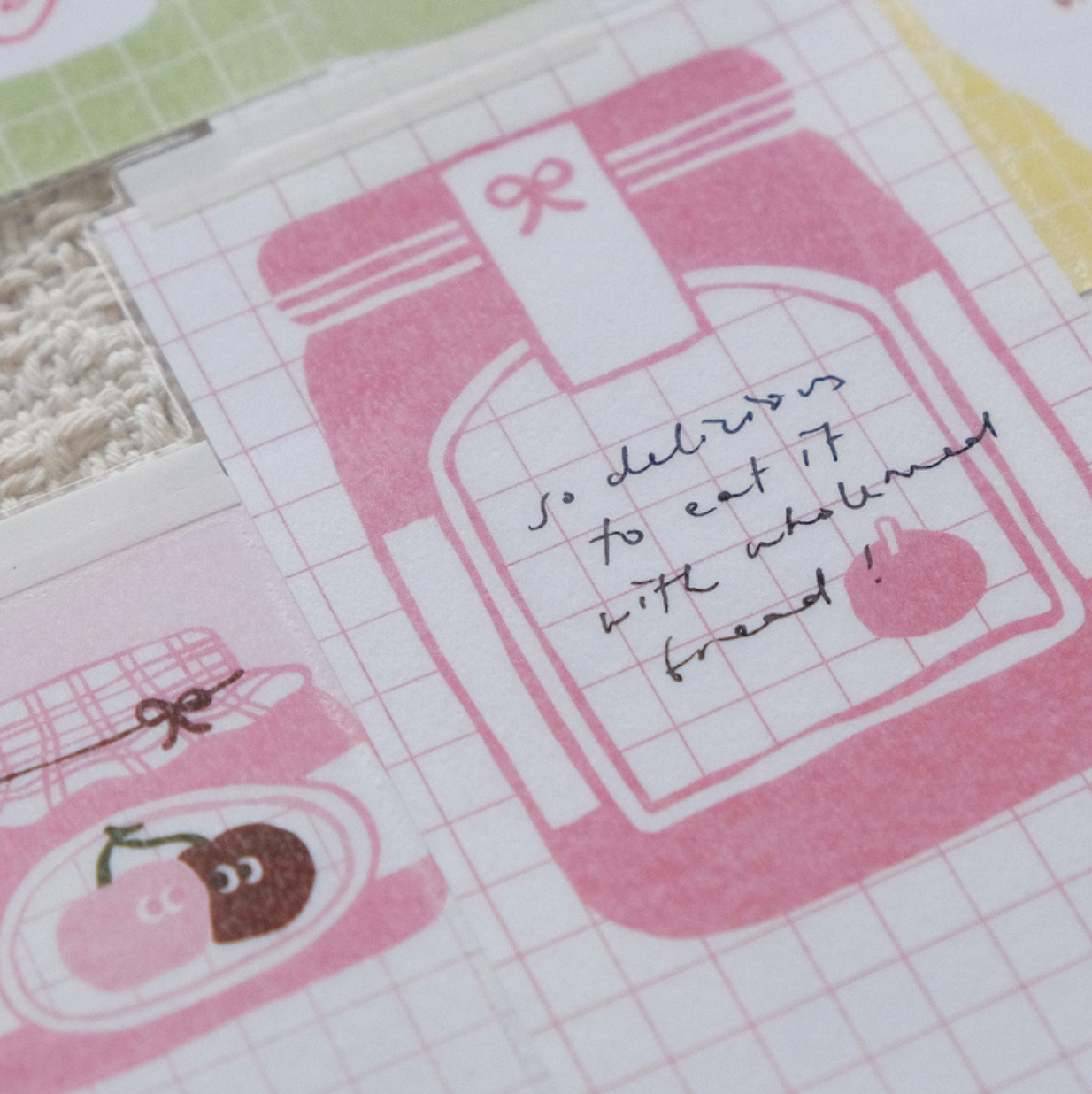 Eileen Tai Memo Pad - Fruit Jam