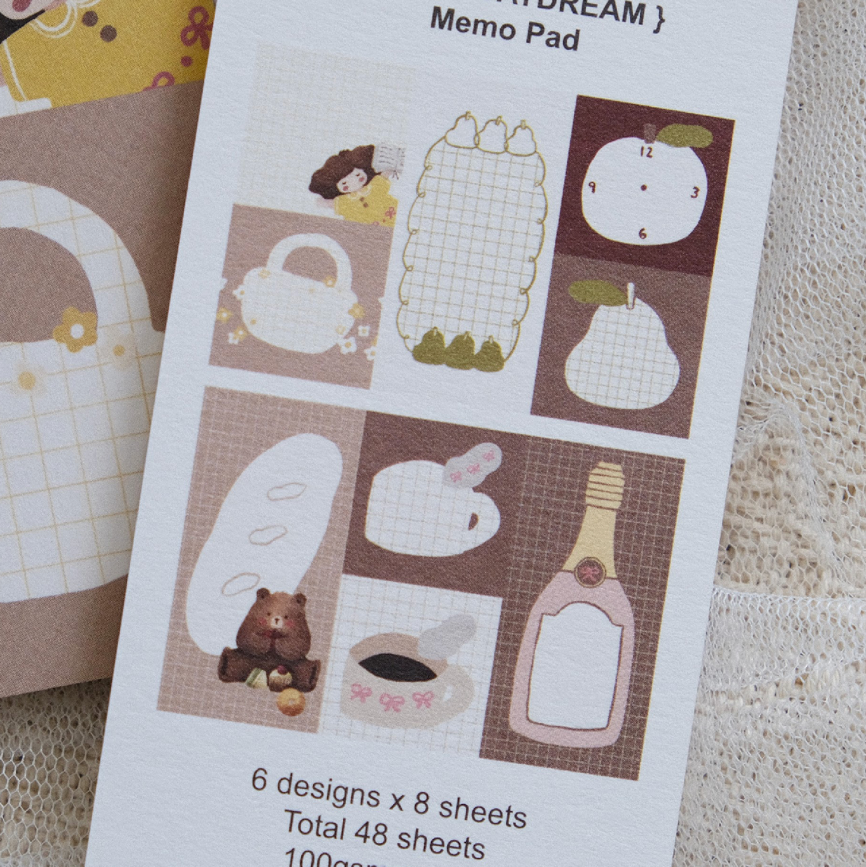 Eileen Tai Memo Pad - Picnic Daydream