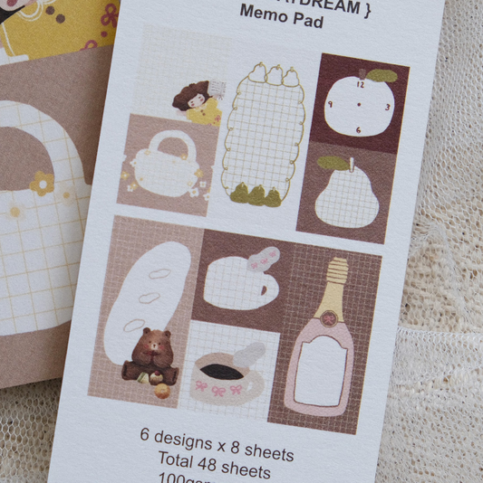 Eileen Tai Memo Pad - Picnic Daydream