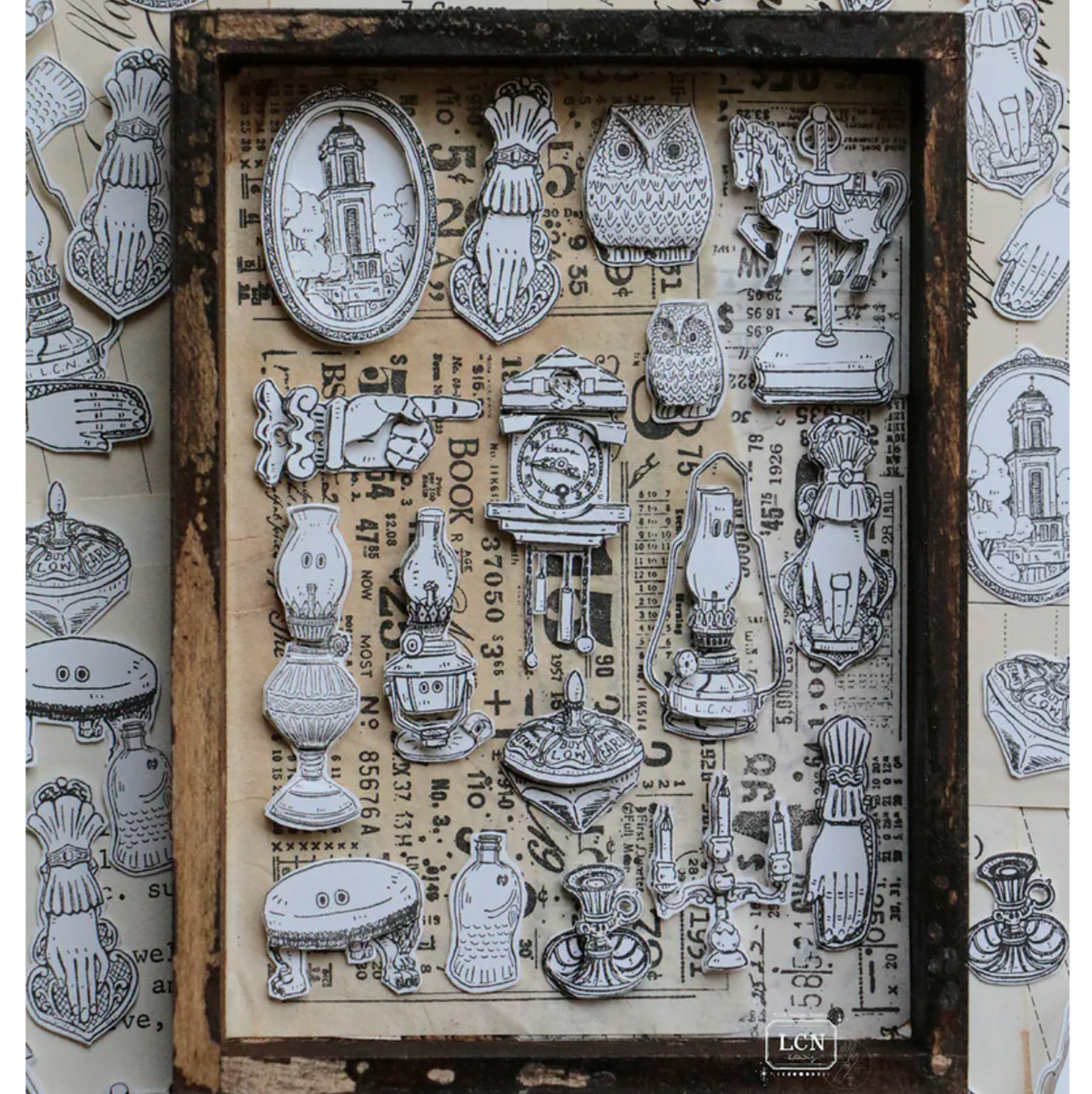 LCN Design Studio Clear Stamp Set - Treasure Haul Volume 3