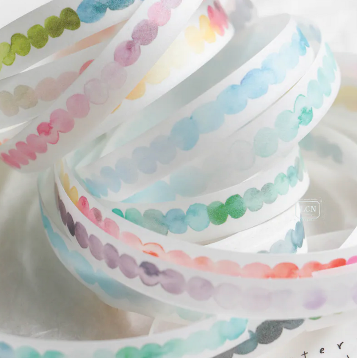 LCN Design Studio Washi Tape - Watercolor Pattern 4