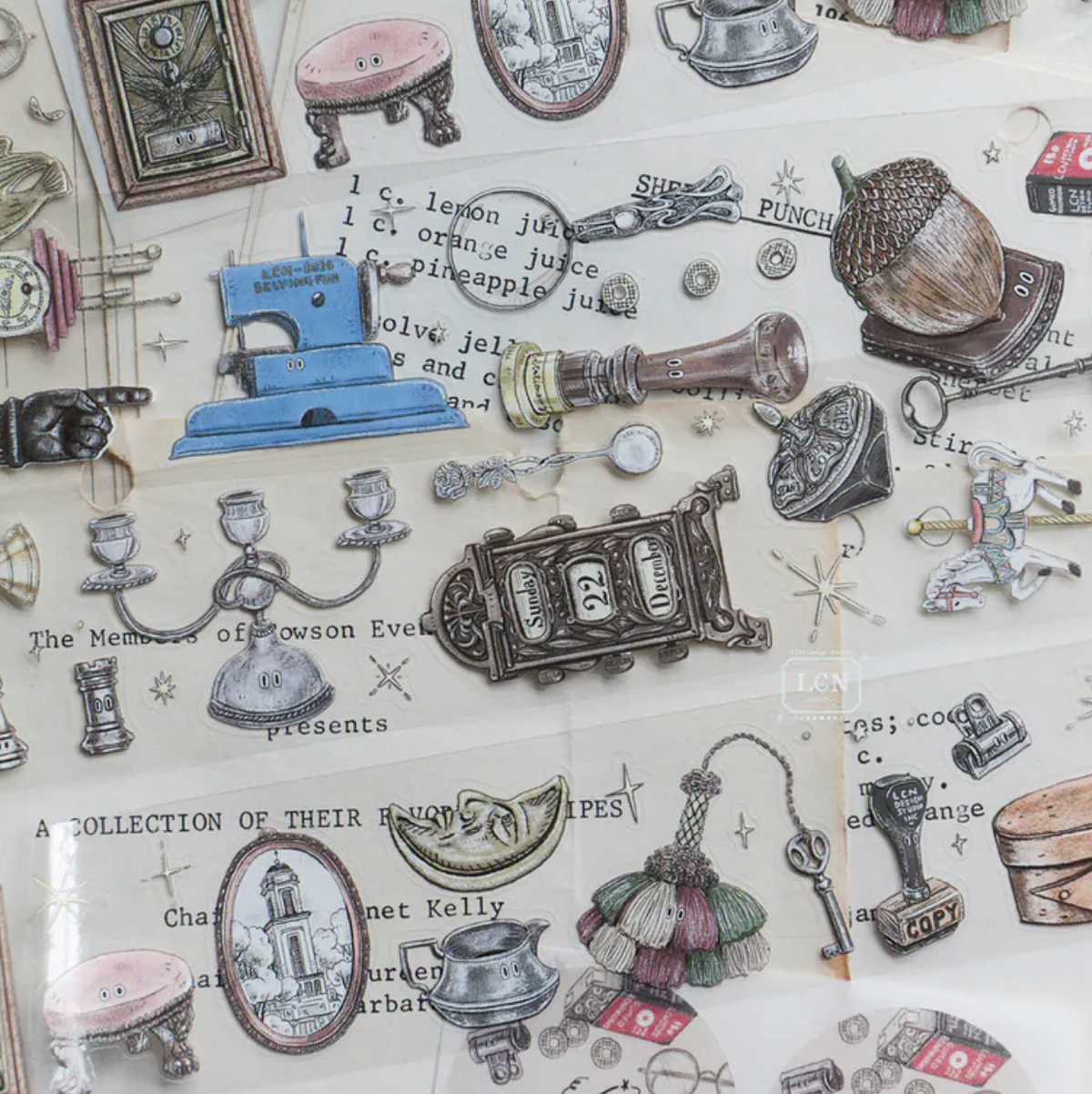 LCN Design Studio Kiss Cut PET Tape - Treasure Hunting Vol. 2