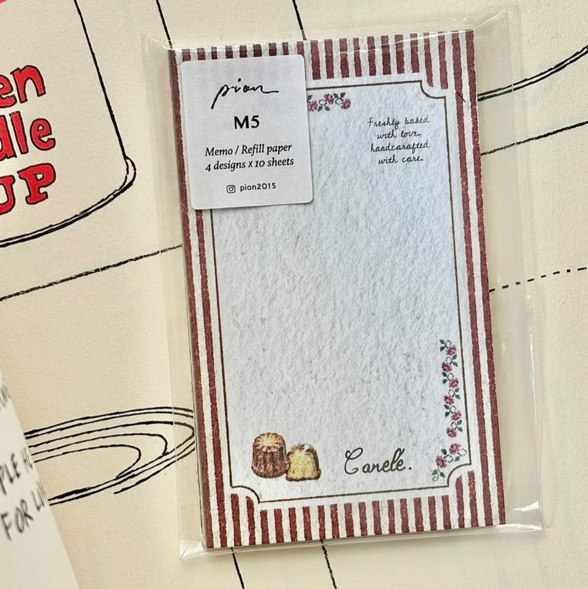 Pion M5 Memo Paper - Dessert