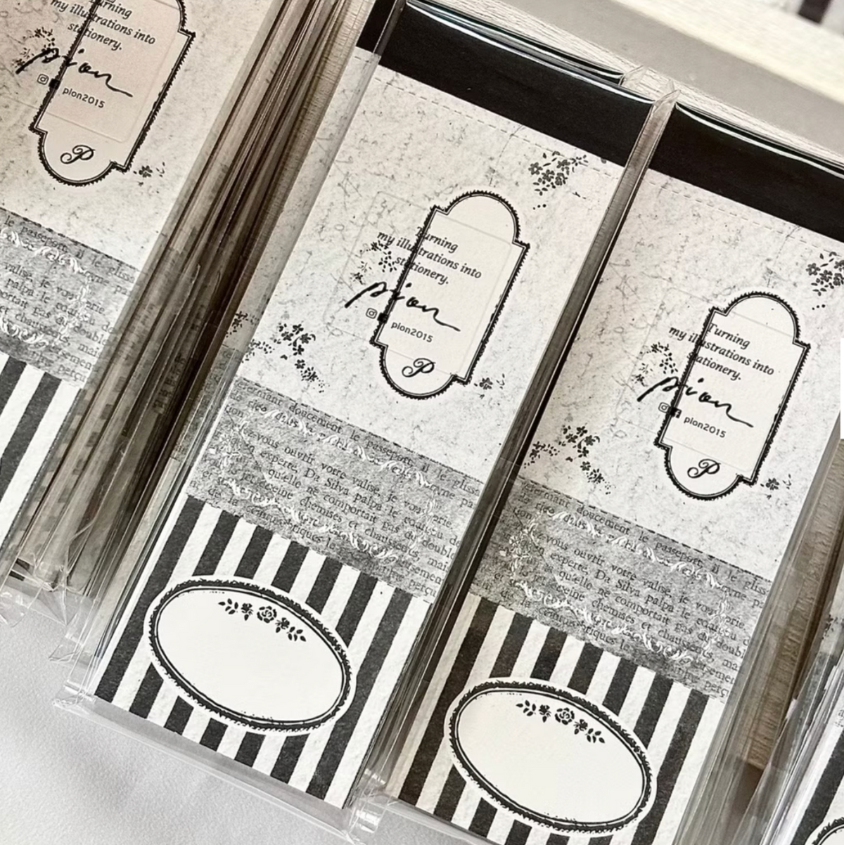 Pion Memo Pad - Black Pages
