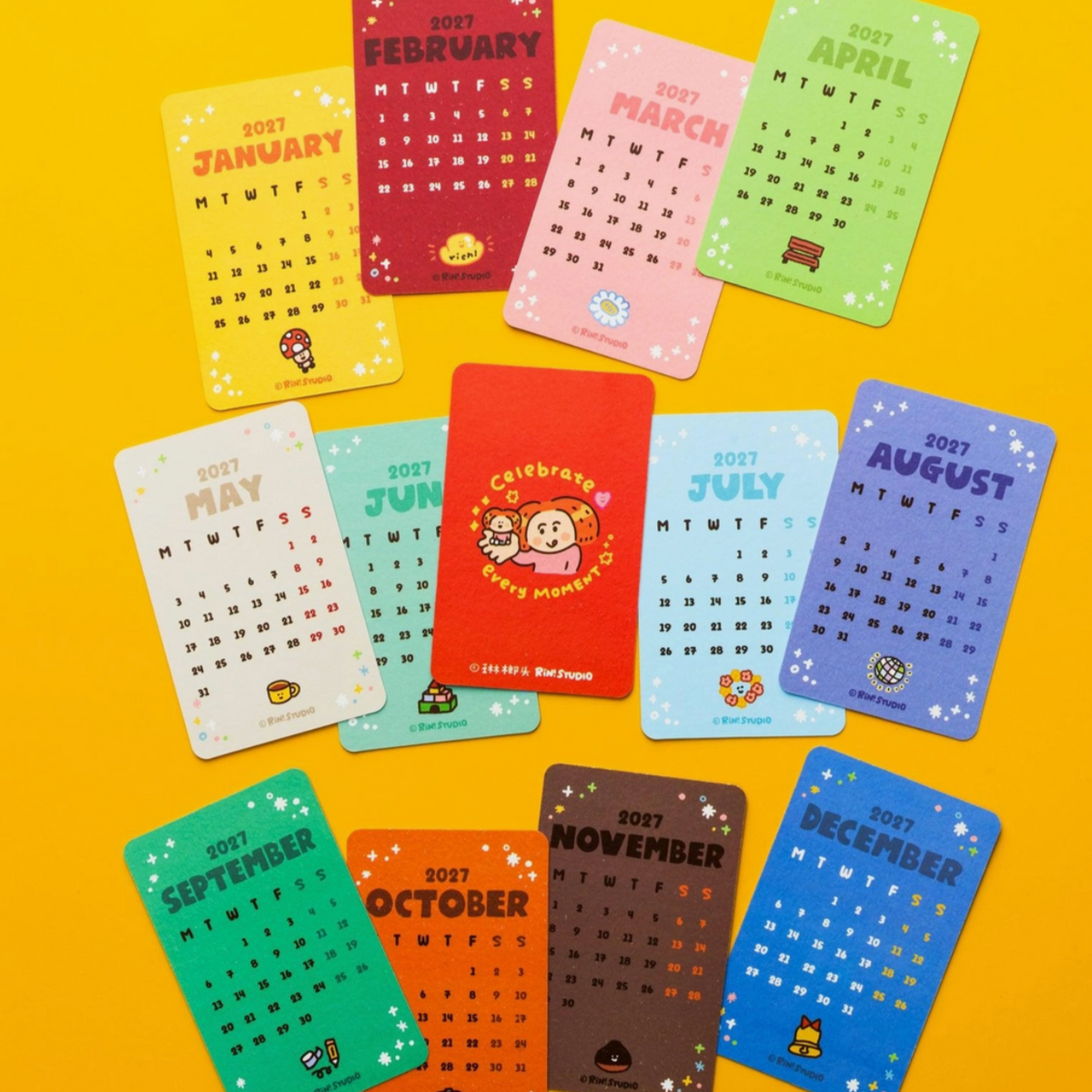 Rin! Studio The Little Things 2027 B6 Planner