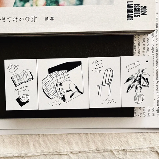 Somesortof.fern Rubber Stamps - A Relaxing Afternoon Series