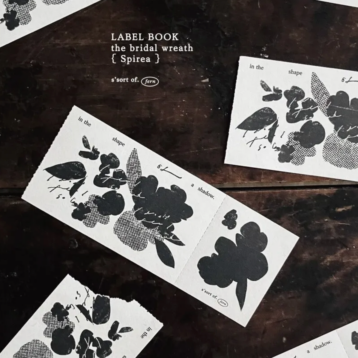 Somesortof.fern Label Book - Spirea