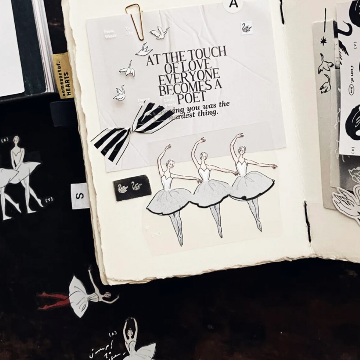 Somesortof.fern PET Tape - Swan Lake