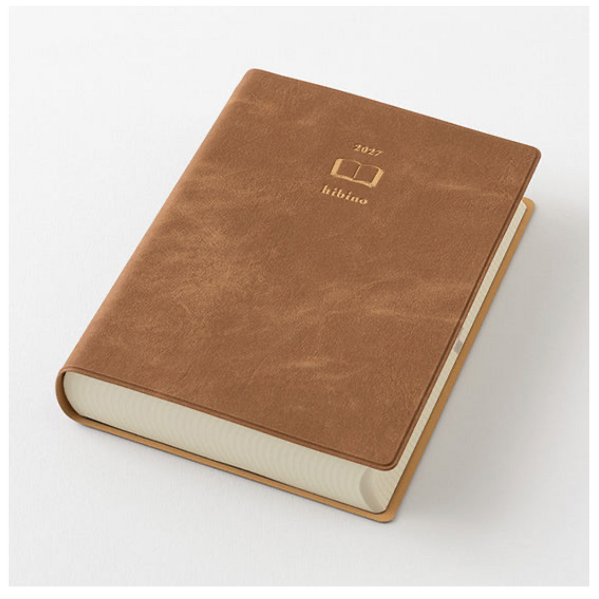 Midori A6 Hibino 2027 Diary - Camel