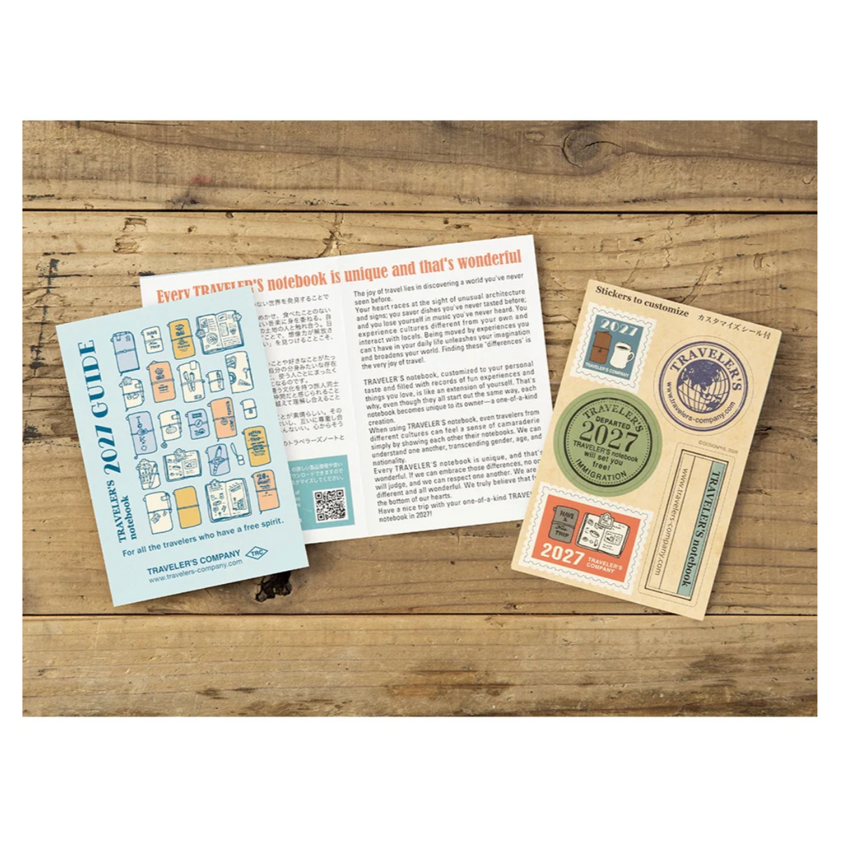 TRAVELER'S notebook 2027 Monthly Diary - Passport