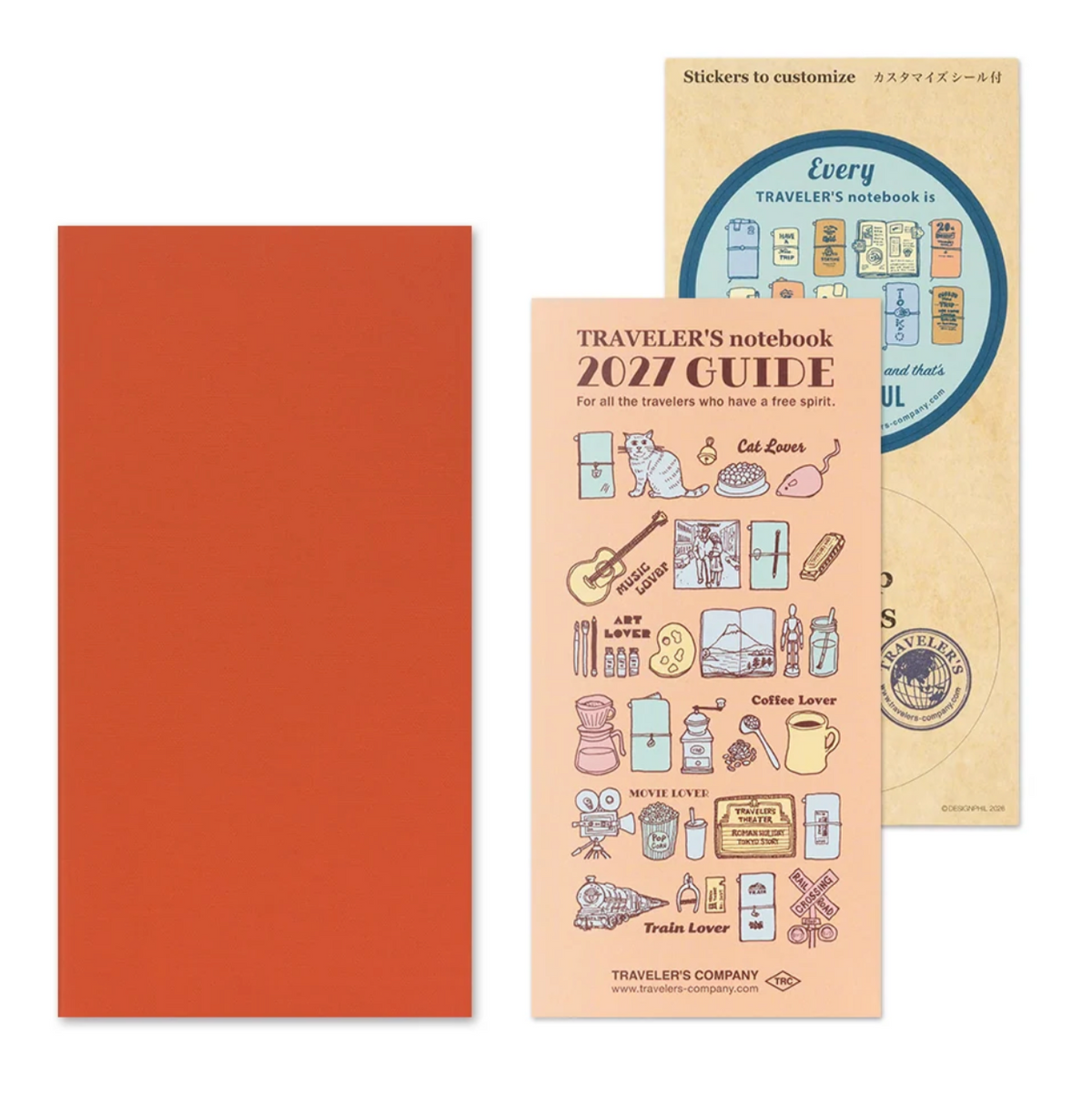 TRAVELER'S notebook 2027 Monthly Diary - Regular Size