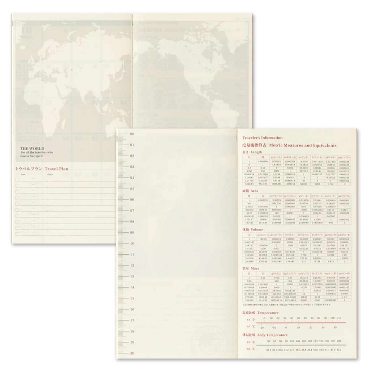 TRAVELER'S notebook 2027 Monthly Diary - Regular Size