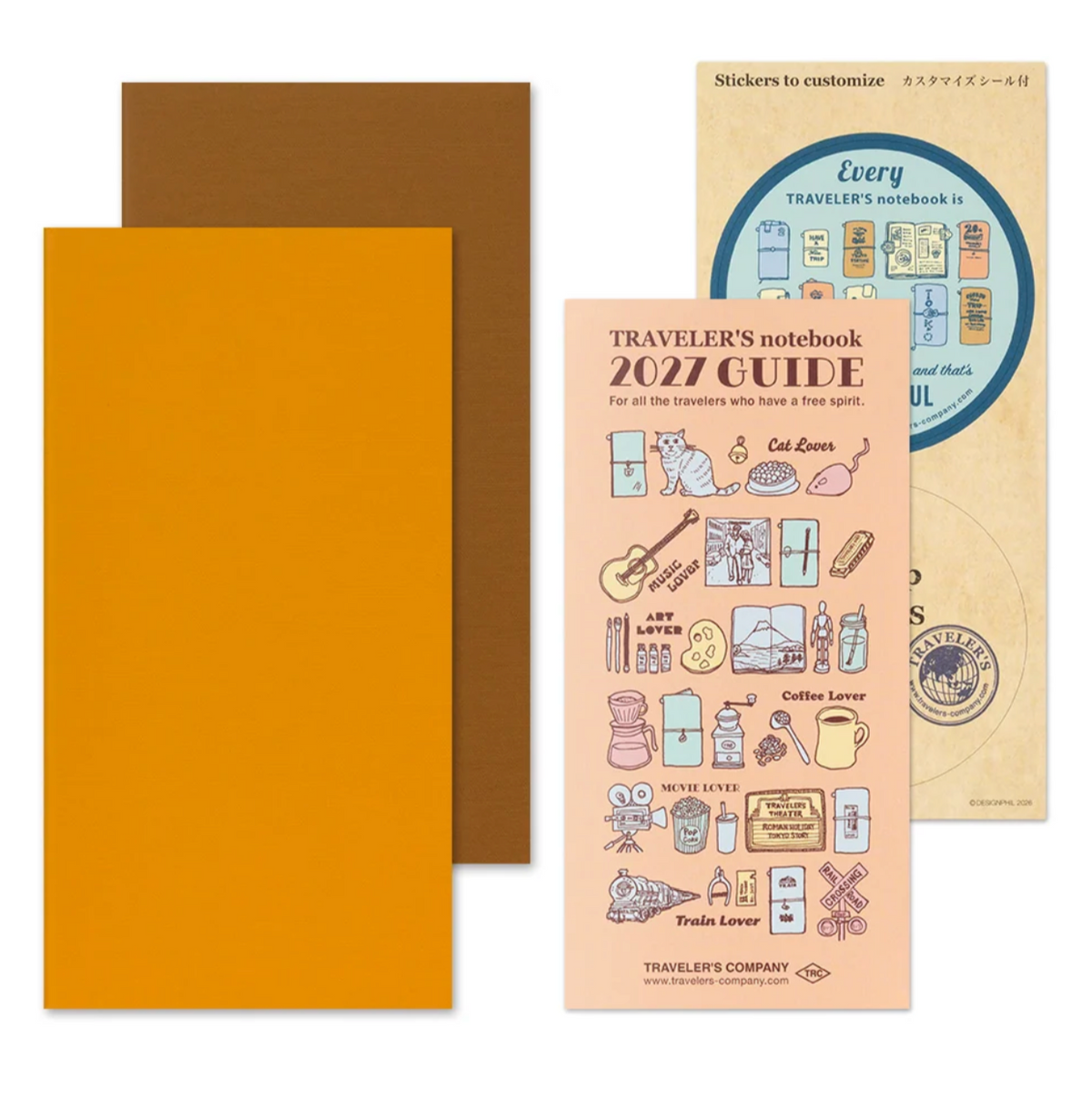 TRAVELER'S notebook 2027 Vertical Diary - Regular Size