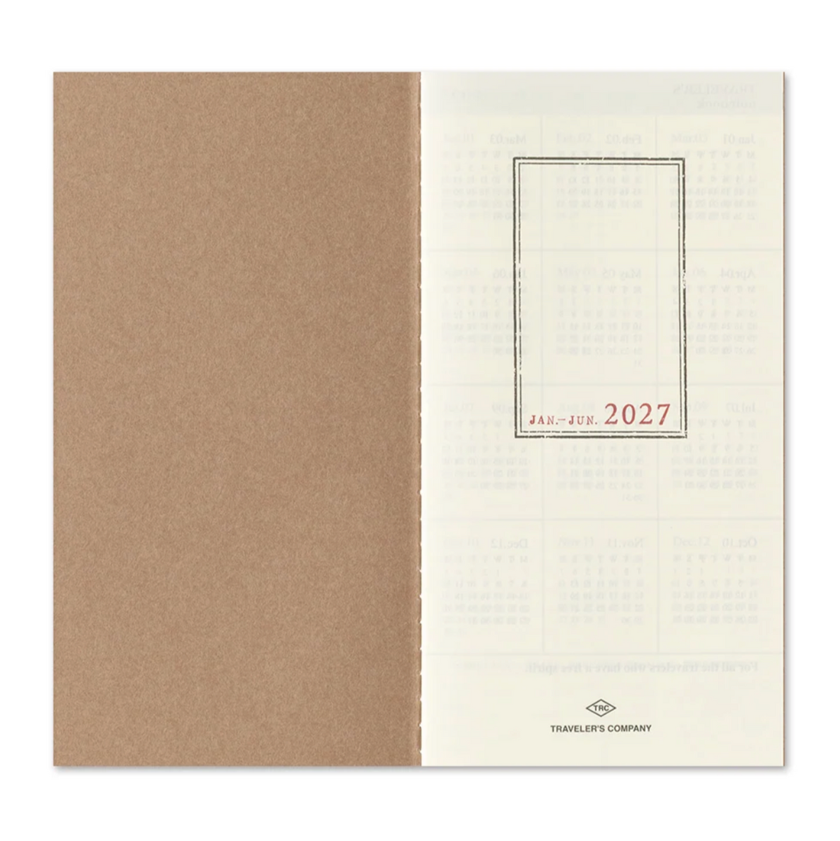 TRAVELER'S notebook 2027 Vertical Diary - Regular Size