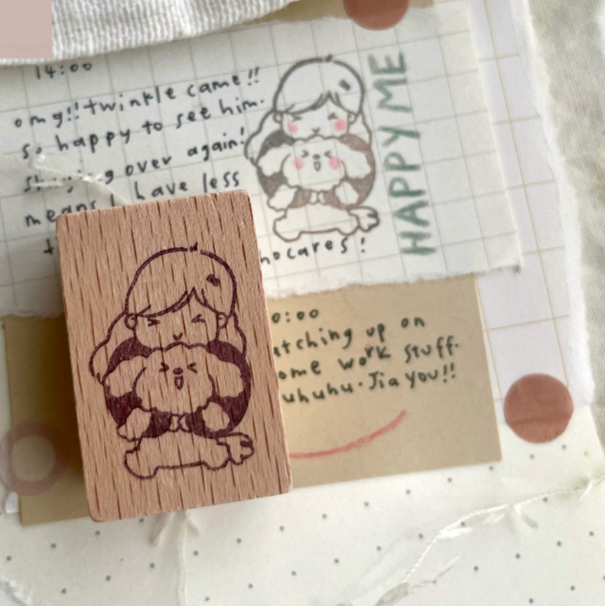 MsBulat Rubber Stamp - Furry Therapy
