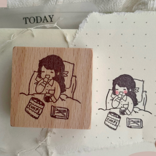 MsBulat Rubber Stamp - Fully Spoilt