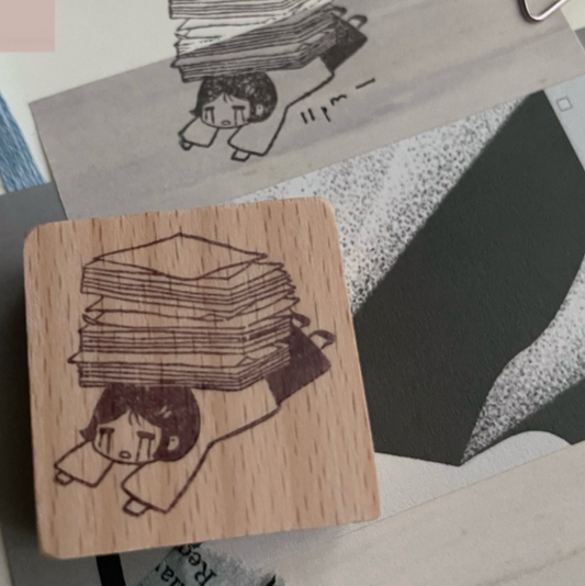 MsBulat Rubber Stamp - Buried Alive
