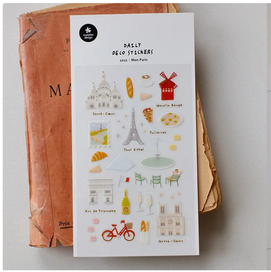 Suatelier Mon Paris Sticker Sheet