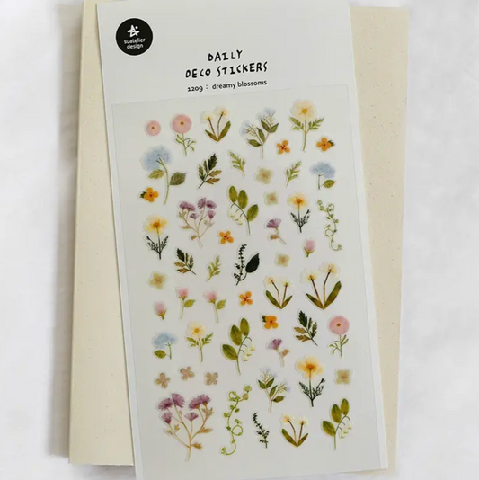 Suatelier Dreamy Blossoms Sticker Sheet