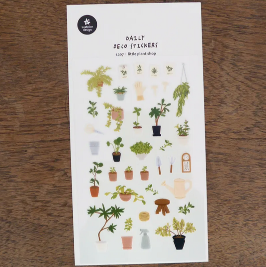Suatelier Little Plant Shop Sticker Sheet