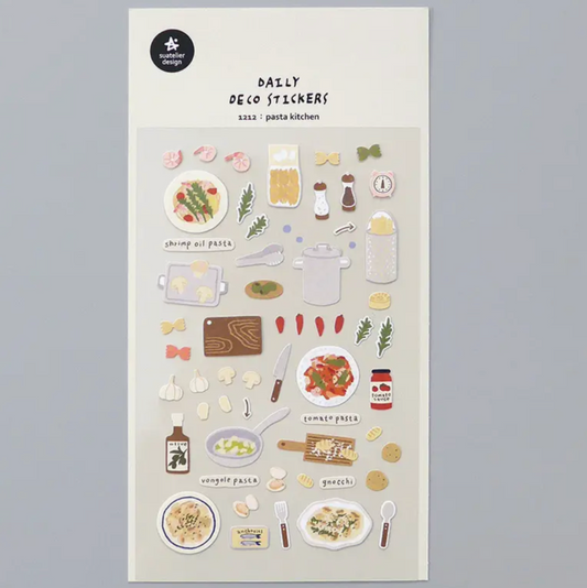 Suatelier Pasta Kitchen Sticker Sheet