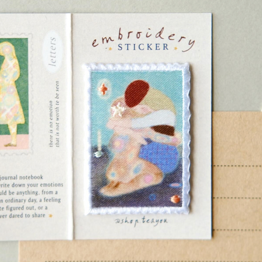 Teayou Letters to Self Embroidery Patch Stickers - Hug