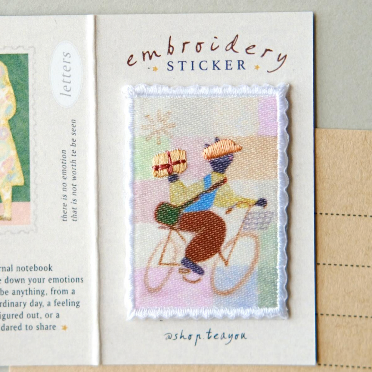 Teayou Letters to Self Embroidery Patch Stickers - Delivery