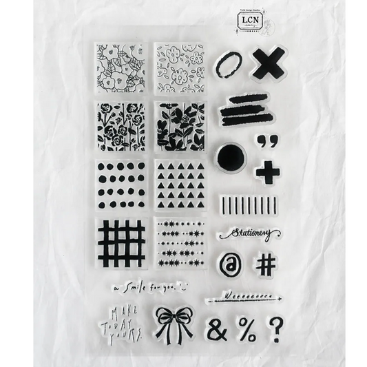 LCN Design Studio Clear Stamp Set - For the Day