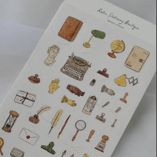 Wenyea's Illustrations Sticker Sheet - Retro Stationery Boutique