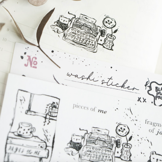 Black Milk Project Washi Sticker Sheet - Pages of Me