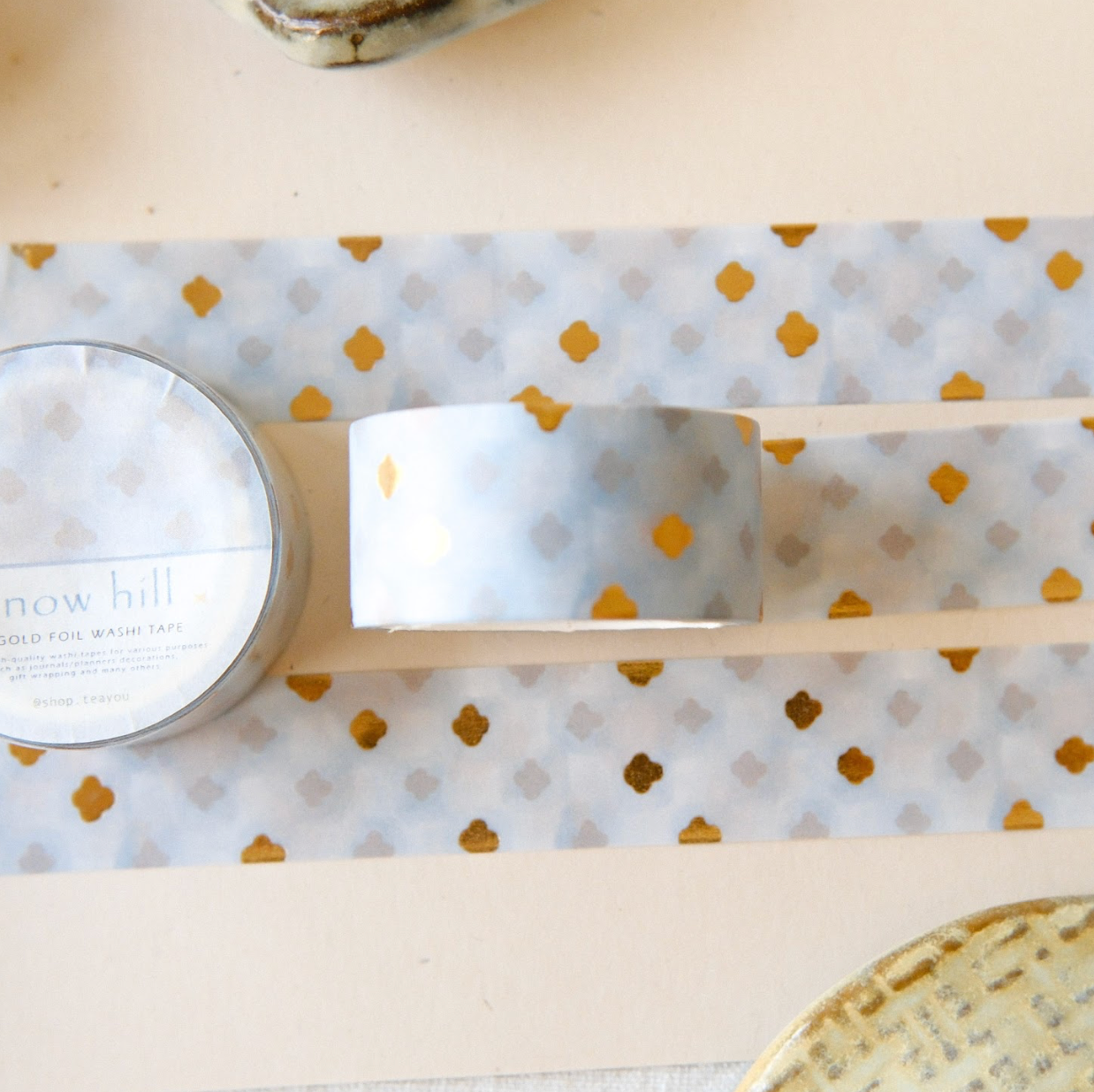Teayou Gold Foil Washi Tape - Seasons Decor