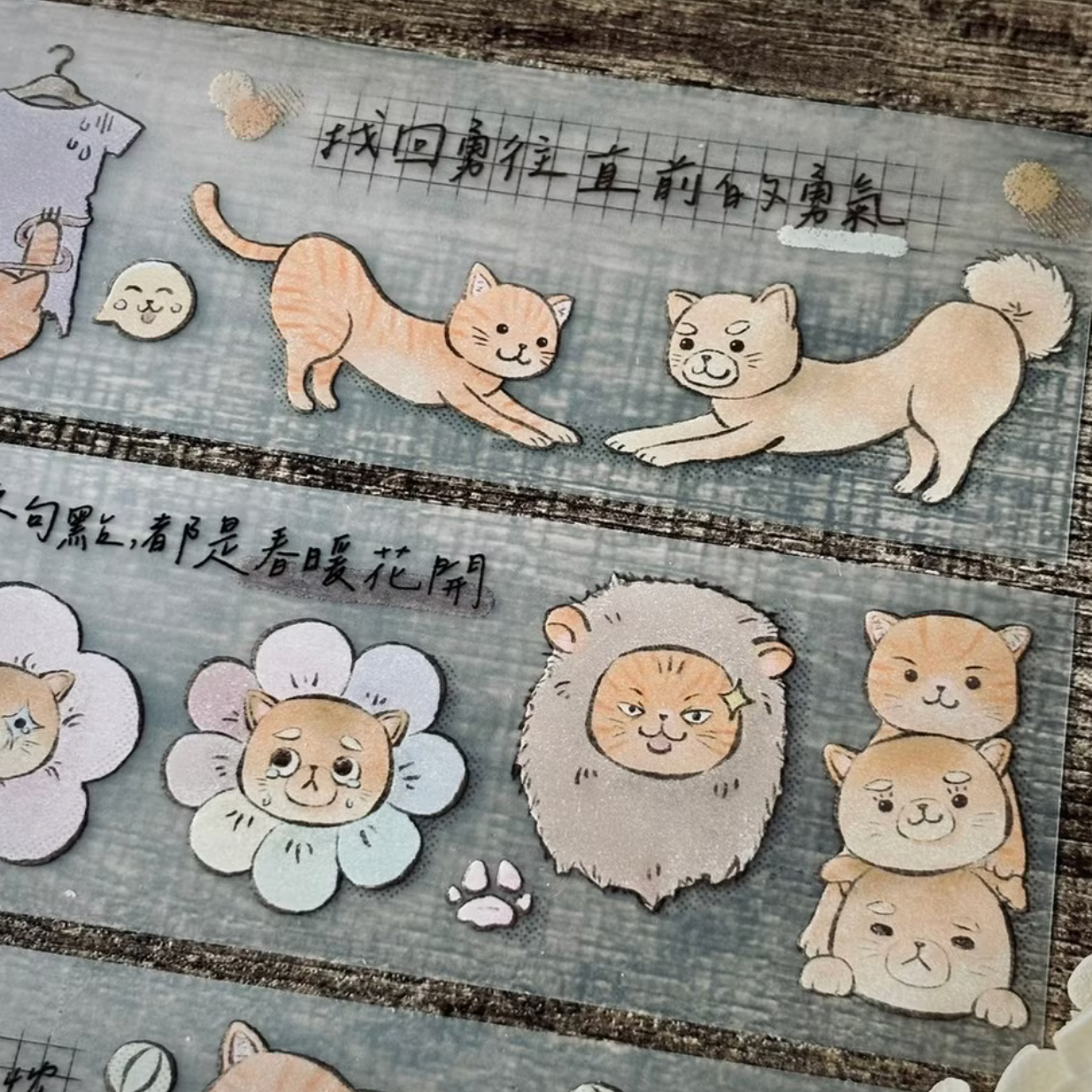 A Great Idea PET Tape - Pineapple Bun Shiba Inu and Cat