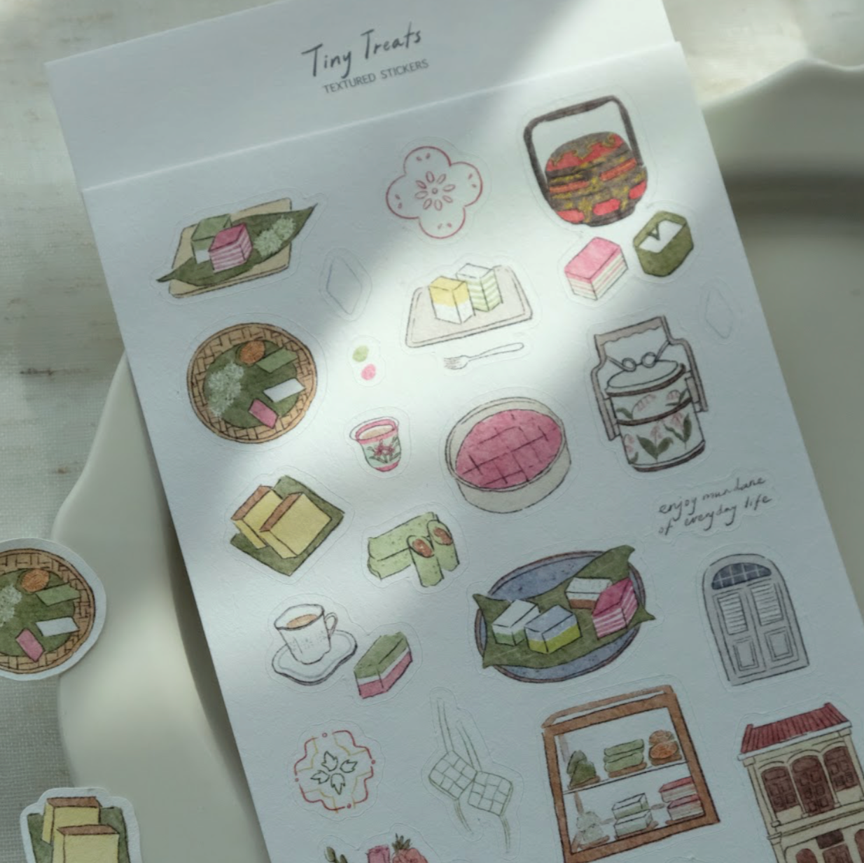 Wenyea's Illustration Sticker Sheet - Tiny Treats
