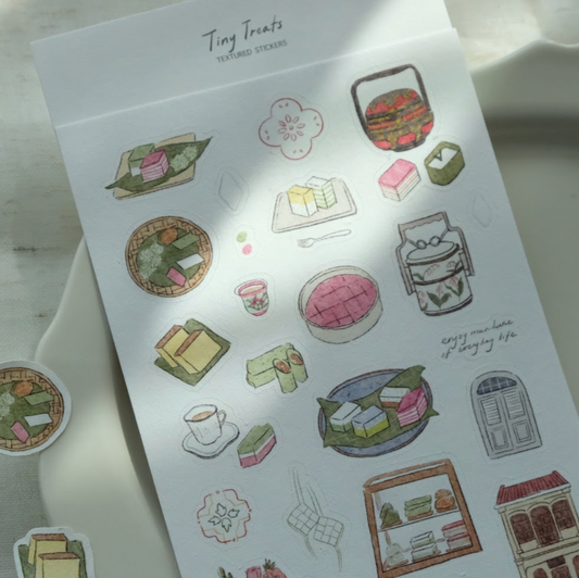 Wenyea's Illustration Sticker Sheet - Tiny Treats