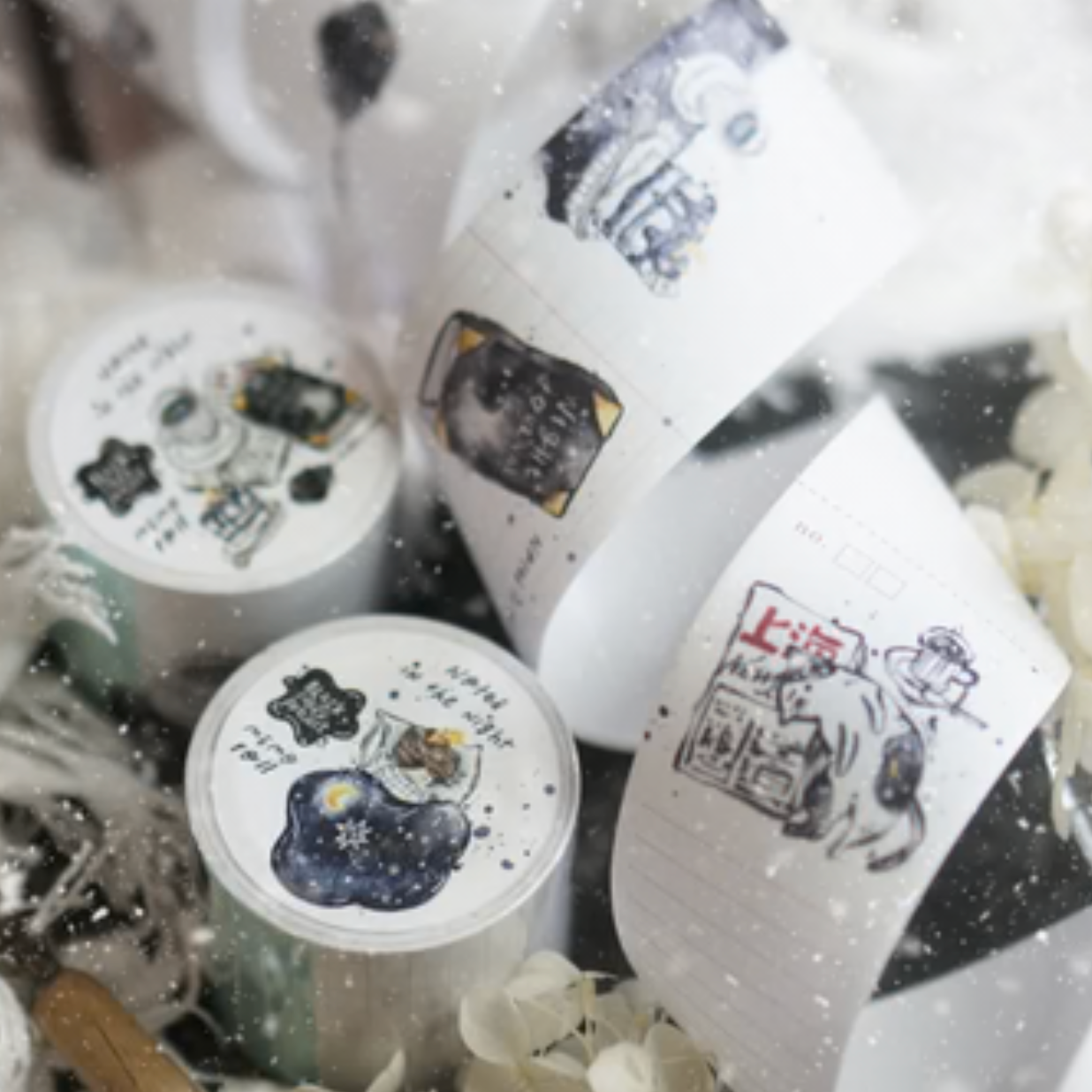 Black Milk Project Notes in the Night Collection - Writable Memo Roll