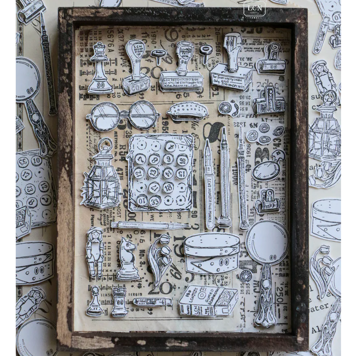 LCN Design Studio Clear Stamp Set - Treasure Haul Volume 2